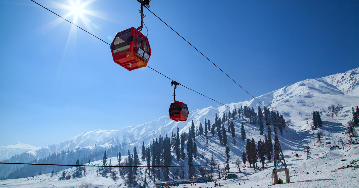 Gandola Cable car in Gulmarg