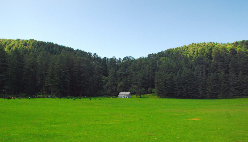 Khajjiar, Himachal Pradesh. Unpopulated destination to visit in India