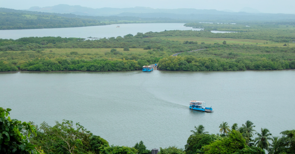 View of divar island from ribandar